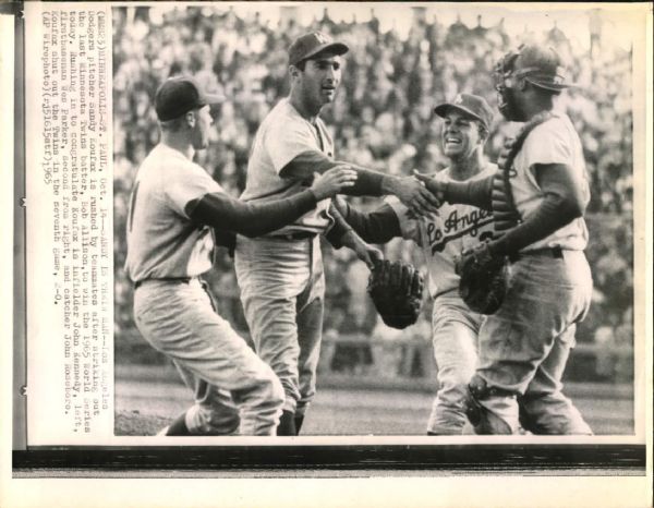 1963-72 Sandy Koufax Los Angeles Dodgers "The Sporting News Collection Archives" Original Photos (Sporting News Collection Hologram/MEARS Photo LOA) - Lot of 6