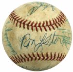 1976-79 Detroit Tigers Team Signed OAL Baseball 19 Sigs. - JSA 
