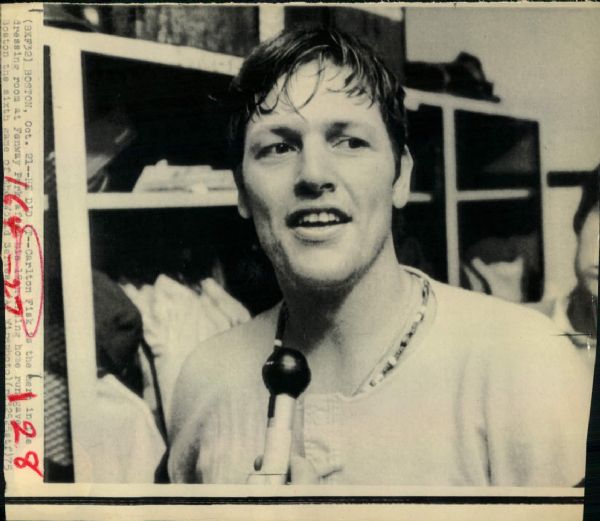 1972-82 Carlton Fisk Boston Red Sox Chicago White Sox "The Sporting News Collection Archives" Original Photos/Laserphotos (Sporting News Collection Hologram/MEARS Photo LOA) - Lot of 11
