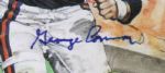 1990s Goal Line Art Card - Signed Lot of 6 With Sid Luckman (wife) Frank Gatski George Connor George McAfee - JSA 