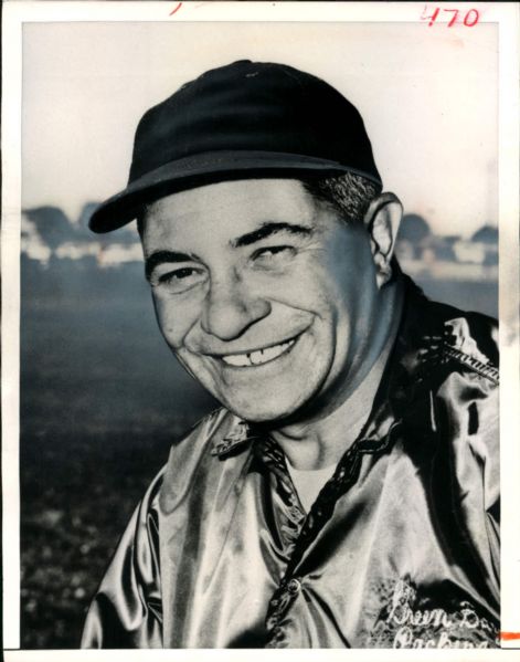 1963 Vince Lombardi Green Bay Packers Original 7" x 9" Photo