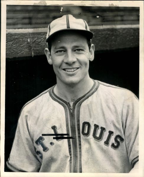 1944-46 circa Frank Mancuso St. Louis Browns "The Sporting News Collection Archives" Original 8" x 10" Photo (Sporting News Collection Hologram/MEARS Photo LOA)
