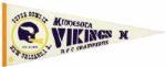 1975 Minnesota Vikings NFC Champions Full Size Pennant 