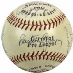 1969 San Diego Padres Team Signed Baseball Incl. 24 Sigs. With Sparky Anderson & Joe Niekro First Year of Padres - JSA 