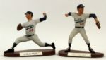 1980s-90s Sandy Koufax & Don Drysdale Brooklyn Dodgers Signed Salvino Statue - Lot of 2 - JSA 
