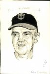 1962-69 Minnesota Twins The Sporting News Collection Archives Original Illustration Artwork (Sporting News Collection Hologram/MEARS LOA) Unique, 1:1 - Lot of 6