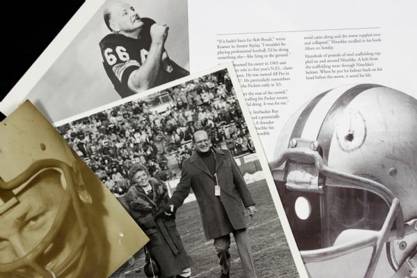 1970s Ray Nitschke Green Bay Packers Photo - Lot of 3 With LOA From Estate 