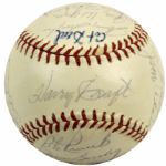 1963 Houston Colt .45s Team Signed ONL (Giles) Baseball w/ 25 Sigs. - JSA 