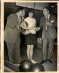 1950-80s Miscellaneous Bowling "The Chicago Sun-Times Archives" Original Photo (Sporting News Collection Hologram/MEARS Photo LOA) - Lot of 45