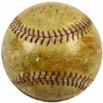 1937-39 Detroit Tigers Team Signed Baseball w/ Mickey Cochrane & Charlie Gehringer - JSA 
