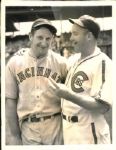 1938 Gabby Hartnett Chicago Cubs Ernie Lombardi Cincinnati Reds "The Chicago Sun-Times Archives" Original Photo (Chicago Sun-Times Hologram/MEARS Photo LOA)