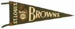 1930s St. Louis Browns Full Size Pennant 
