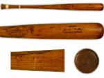1940-44 Charlie Keller H&B Louisville Slugger Professional Model Game Used Bat - New York Yankees - (MEARS A8.5)
