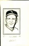 1954-65 Chicago White Sox The Sporting News Collection Archives Original Illustration Artwork (Sporting News Collection Hologram/MEARS LOA) Unique, 1:1 - Lot of 12