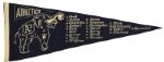 1945-46 Philadelphia As Full Size Scroll Pennant