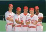 1990 Piniella Larkin Sabo Davis O'Neill Cincinnati Reds The Sporting News Original Full Color Negative Slides (The Sporting News Collection/MEARS Auction LOA) - Lot of 27