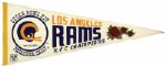 1980 Los Angeles Rams NFC Champions Super Bowl XIV Full Size Pennant 