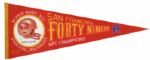 1982 San Francisco 49ers Super Bowl XVI Full Size Pennant