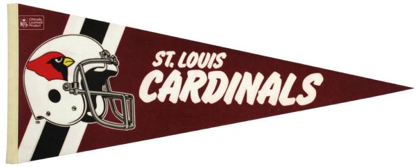 1980s St. Louis Cardinals Full Size Pennant 