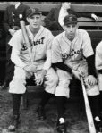1932-41 Hank Greenberg Charlie Gehringer Detroit Tigers "The Sporting News" Original 3" x 3.75" Black And White Negative (The Sporting News Collection/MEARS Auction LOA) 