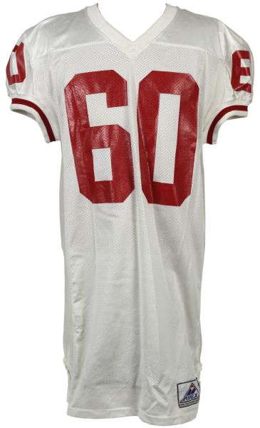 1994 Circa University of Wisconsin Badgers Game Worn #60 Jersey - MEARS LOA 