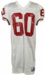 1994 Circa University of Wisconsin Badgers Game Worn #60 Jersey - MEARS LOA 