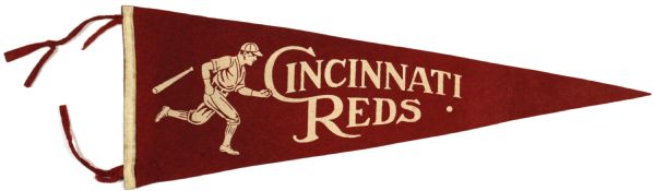 1930s-40s Cincinnati Reds Vintage Pennant