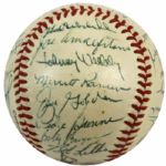 1962 Houston Colt .45s Team Signed Baseball First Season With Rare Jim Umbricht Auto 27 Sigs. - JSA 