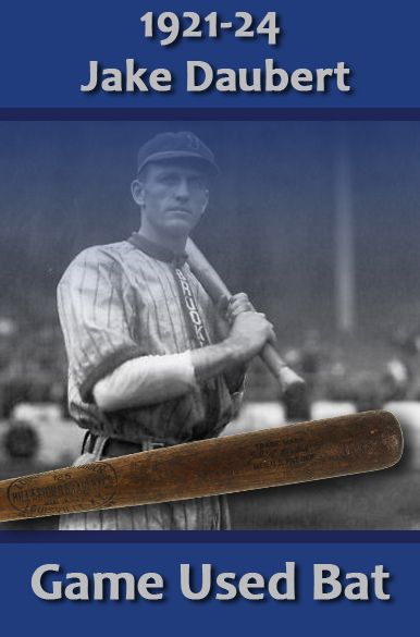 1921-24 Jake Daubert H&B Louisville Slugger Professional Model Game Bat - 1919 Cincinnati Reds - Brooklyn Dodgers (MEARS LOA)