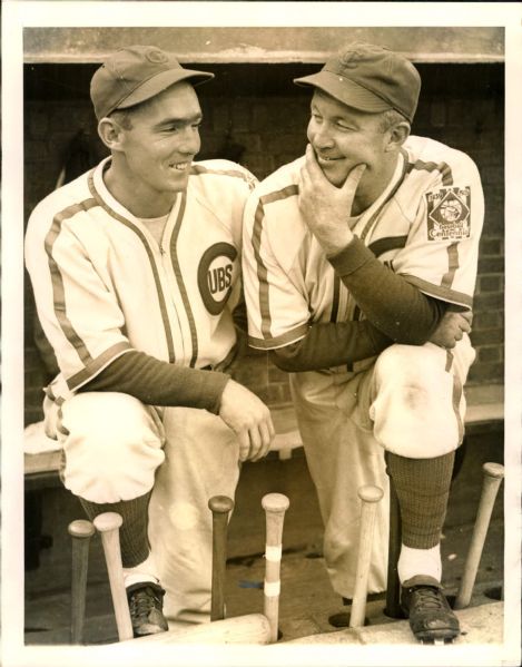 1938-39 Gabby Hartnett Chicago Cubs "The Chicago Sun-Times Archives" Original Photos (Chicago Sun-Times Hologram/MEARS Photo LOA) - Lot of 3