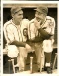 1938-39 Gabby Hartnett Chicago Cubs "The Chicago Sun-Times Archives" Original Photos (Chicago Sun-Times Hologram/MEARS Photo LOA) - Lot of 3
