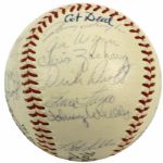 1963 Houston Colt .45s Team Signed ONL (Giles) Baseball w/ 25 Sigs. - JSA 