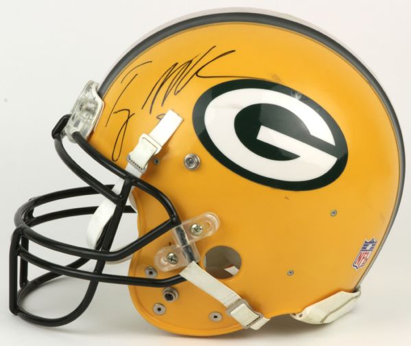 1997 Terry Mickens Green Bay Packers Super Bowl XXXII Game Worn Signed Helmet - MEARS LOA