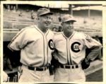 1939 Gabby Hartnett Billy Herman Chicago Cubs "The Chicago Sun-Times Archives" Original Photo (Chicago Sun-Times Hologram/MEARS Photo LOA)
