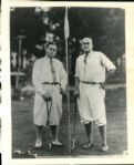 1920s circa Ty Cobb Bobby Jones "The Sporting News Collection Archives" 1964 Print (Sporting News Collection Hologram/MEARS Photo LOA)
