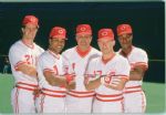 1990 Piniella Larkin Sabo Davis O'Neill Cincinnati Reds The Sporting News Original Full Color Negative Slides (The Sporting News Collection/MEARS Auction LOA) - Lot of 27