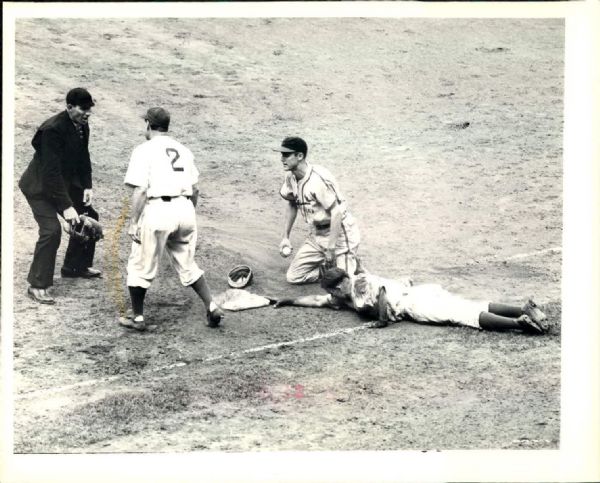 1942-45 Unidentified St. Louis Cardinal "SPORT Magazine Collection Archives" Modern Print (MEARS Photo LOA)