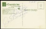 1975 Joe DiMaggio New York Yankees Signed Postcard - JSA 