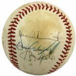 1981 New York Yankees Team Signed OAL (MacPhail) Baseball w/ 11 Sigs. Incl. Reggie Jackson Dave Winfield - JSA 
