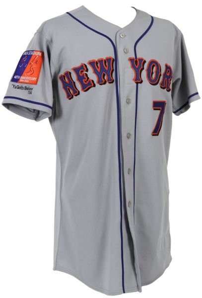 Lot Detail - 2004 Jose Reyes New York Mets Game Worn Jersey