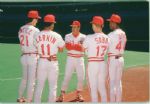 1990 Piniella Larkin Sabo Davis O'Neill Cincinnati Reds The Sporting News Original Full Color Negative Slides (The Sporting News Collection/MEARS Auction LOA) - Lot of 27