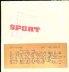 1959 Willie Mays Pumping Iron San Francisco Giants 7 x 7.5 Photo SPORT Magazine Collection (MEARS Photo LOA)