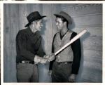 1966 Chuck Connors and Roy Gleason Los Angeles Dodgers "The Sporting News Collection Archives" Original 8" x 10" Photo (Sporting News Collection Hologram/MEARS Photo LOA)
