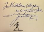 1960 Jack Dempsey Signed Book - JSA 