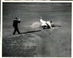 1950 Jackie Robinson Brooklyn Dodgers Dick Sisler Philadelphia Phillies "SPORT Magazine Collection Archives" Original Photo (MEARS Photo LOA)