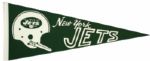 1960s New York Jets Full Size Pennant 