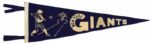 1940s New York Giants 26 1/2" Pennant 