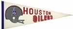 1970s-80s Houston Oilers Full Size Pennant