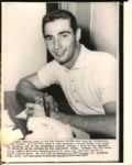 1959-67 Sandy Koufax Los Angeles Dodgers The Sporting News Collection Archives Original Photos (Sporting News Collection Hologram/MEARS Photo LOA) - Lot of 5