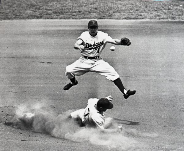 1952-57 Pee Wee Reese Brooklyn Dodgers "The Sporting News" Original 3" x 3.75" Black And White Negative (The Sporting News Collection/MEARS Auction LOA) 